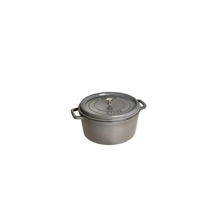 STAUB Cocotte Fonte Ronde 12 cm Gris Graphite 0,4 L New