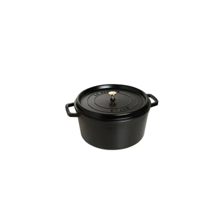 STAUB Cocotte Fonte Ronde 20 cm Noir Mat 2,2 L New