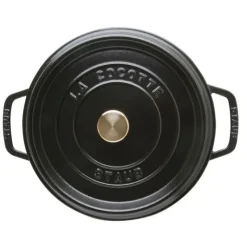 STAUB Cocotte Fonte Ronde 20 cm Noir Mat 2,2 L New