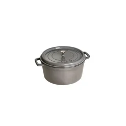 STAUB Cocotte Fonte Ronde 24 cm Gris Graphite 3,8 L Clearance