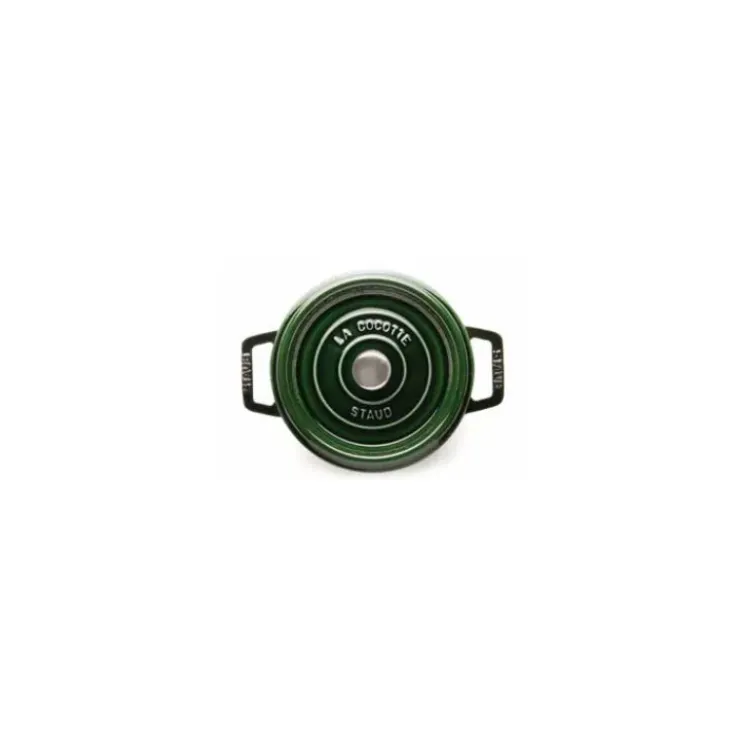 STAUB Cocotte Fonte Ronde 28 cm Vert Basilic Majolique 6,7 L Outlet