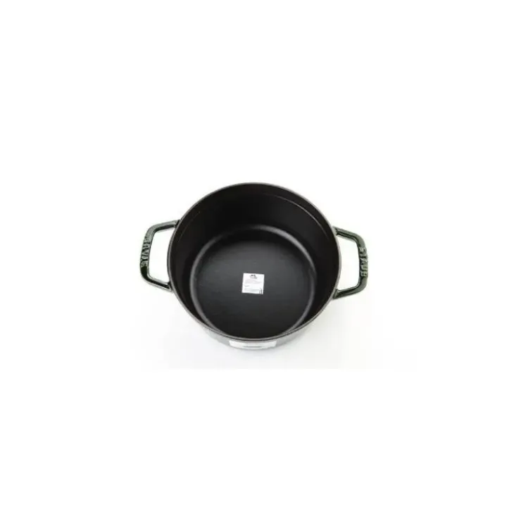 STAUB Cocotte Fonte Ronde 28 cm Vert Basilic Majolique 6,7 L Outlet