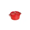 STAUB Cocotte Fonte Ronde 22 cm Rouge Cerise 2,6 L Sale