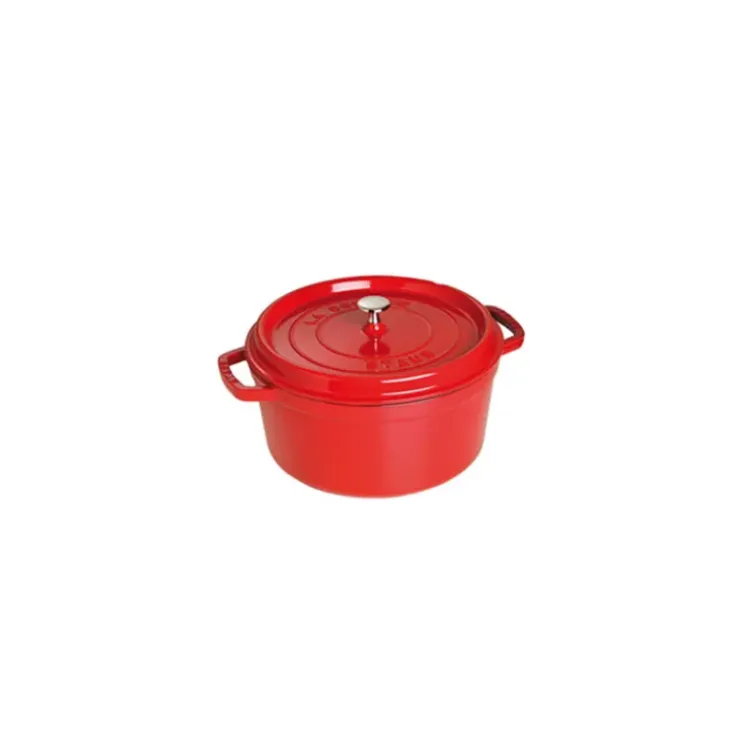 STAUB Cocotte Fonte Ronde 22 cm Rouge Cerise 2,6 L Sale