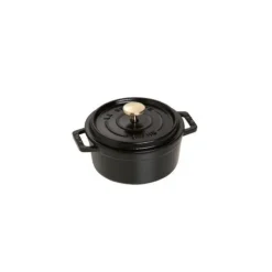 STAUB Cocotte Fonte Ronde 12 cm Noir Mat 0,4 L Online