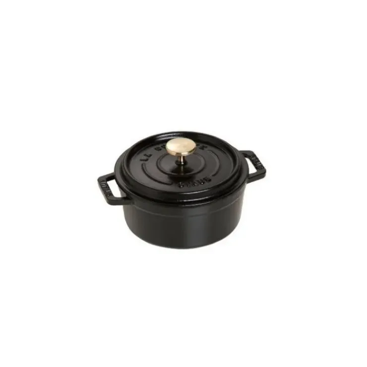 STAUB Cocotte Fonte Ronde 12 cm Noir Mat 0,4 L Online