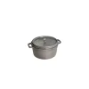 STAUB Cocotte Fonte Ronde 16 cm Gris Graphite 1,2 L Hot