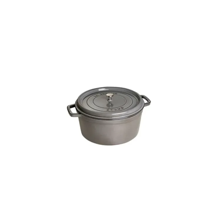 STAUB Cocotte Fonte Ronde 18 cm Gris Graphite 1,7 L Clearance