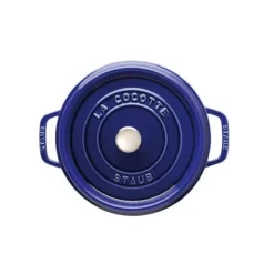 STAUB Cocotte Fonte Ronde 28 cm Bleu Intense Majolique 6,7 L Discount