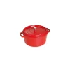 STAUB Cocotte Fonte Ronde 26 cm Rouge Cerise 5,2 L Discount