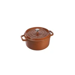 STAUB Cocotte Fonte Ronde 24 cm Cannelle Majolique 3,8 L Discount