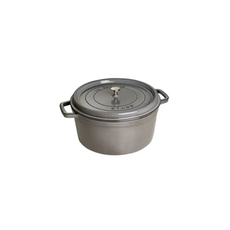 STAUB Cocotte Fonte Ronde 30 cm Gris Graphite 8,35 L Best