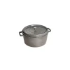 STAUB Cocotte Fonte Ronde 28 cm Gris Graphite 6,7 L Best