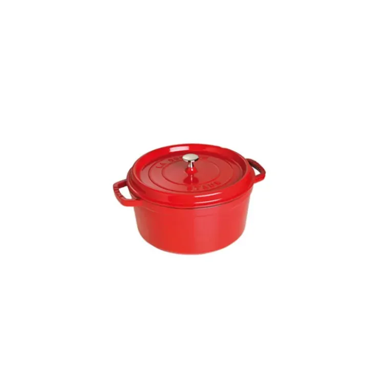 STAUB Cocotte Fonte Ronde 20 cm Rouge Cerise 2,2 L Best
