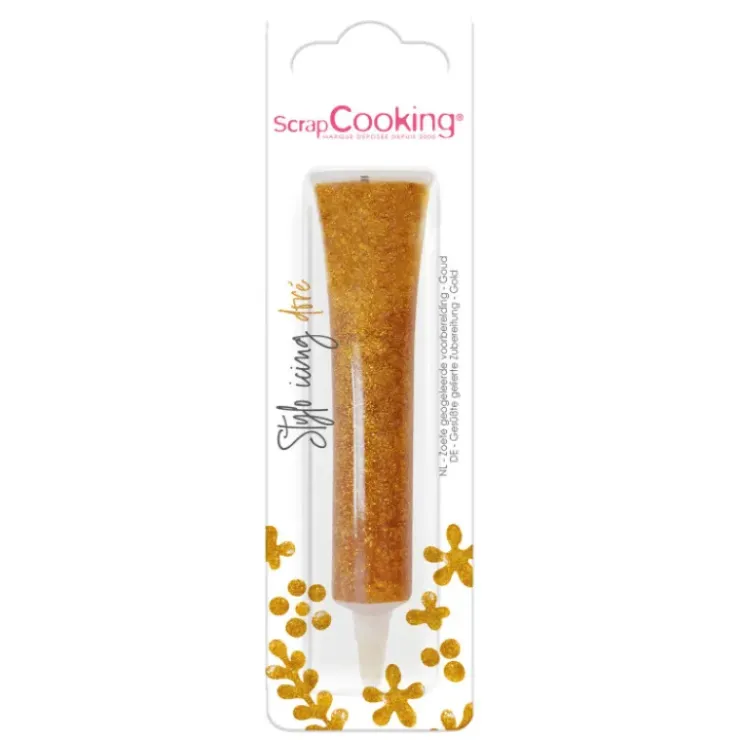 SCRAPCOOKING Stylo Alimentaire Icing Doré 26 g Sale