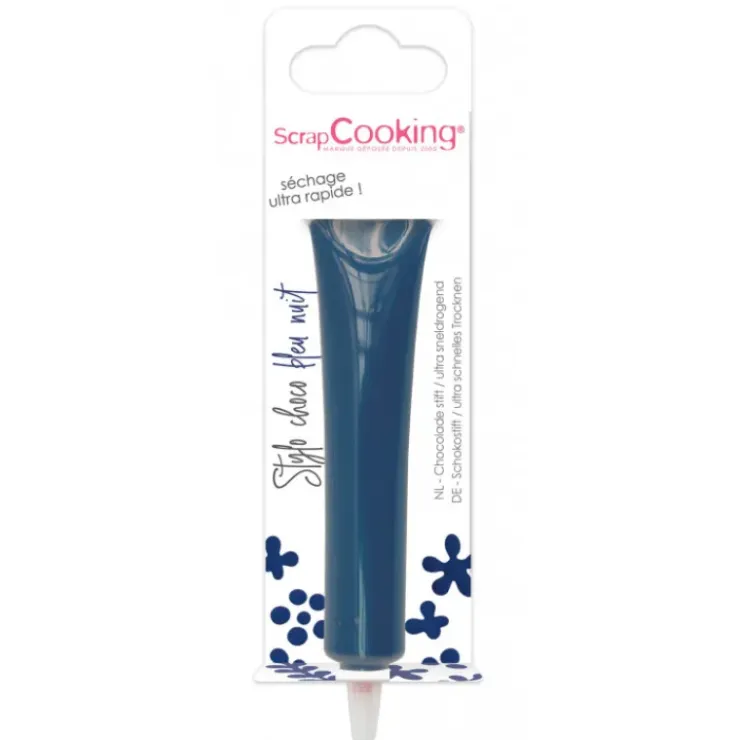 SCRAPCOOKING Stylo Chocolat Bleu Nuit 25 g Hot