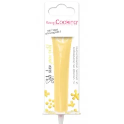 SCRAPCOOKING Stylo Chocolat Jaune Pastel 25 g New