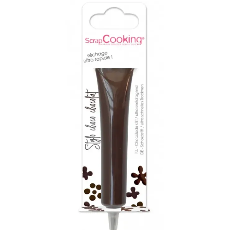 SCRAPCOOKING Stylo Chocolat Marron 25 g Hot