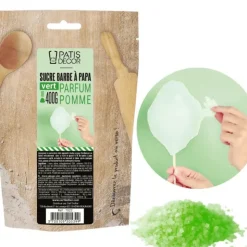 PATISDECOR Sucre Barbe à Papa Pomme Verte 400 g Patisdécor Discount