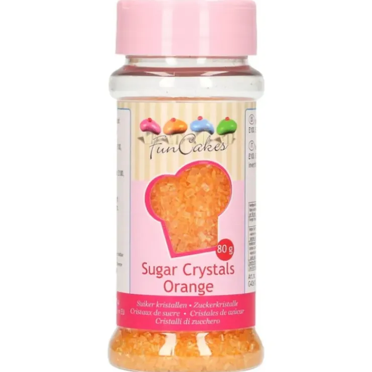 FUNCAKES Sucre coloré Orange 80g Clearance
