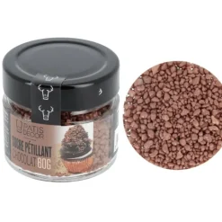 PATISDECOR Sucre Pétillant Chocolat 60 g Patisdécor