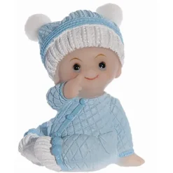 MALLARD FERRIERE Sujet bapteme Garçon Pyjama Bleu 7,5 cm Online