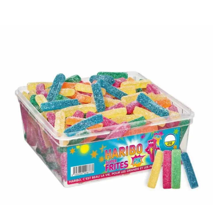 HARIBO Super Frites Pik x 210 - Boîte Bonbon New