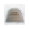 FUNCAKES Support Gâteau Carré 35 x 1 cm Argenté New
