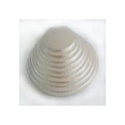 FUNCAKES Support Gâteau Rond Ø 35 x 1 cm Argenté Best