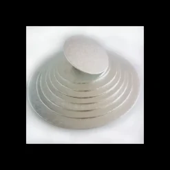 FUNCAKES Support Gâteau Rond Ø12,5 x 0,4 cm Argenté Online