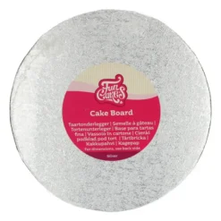 FUNCAKES Support Gâteau Rond Ø35 x 0,4 cm Argenté Sale