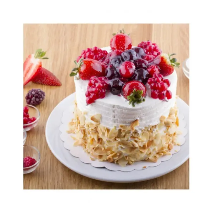 CROKUS Support Gâteau Ronds Festonnés 27 cm (x250) Clearance