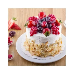 CROKUS Support Gâteau Ronds Festonnés 25 cm (x250) Hot