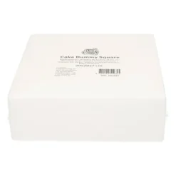FUNCAKES Support polystyrène carré H 7 cm - 20 x 20 cm Hot