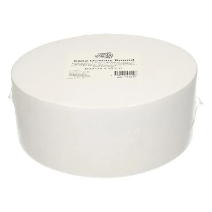 FUNCAKES Support polystyrène rond H10 cm Ø 25 cm Sale