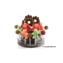 SILIKOMART Support Pop Cake Noir Ø 225 mm Clearance