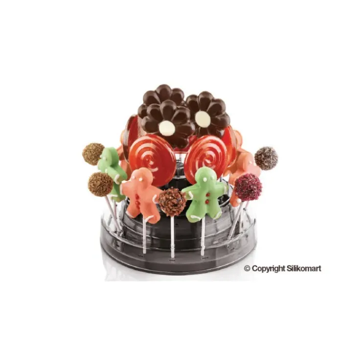 SILIKOMART Support Pop Cake Noir Ø 225 mm Clearance