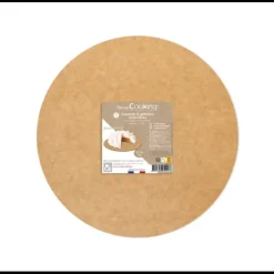 SCRAPCOOKING Supports à Gâteaux Kraft et Blanc Rond 24 cm (x5) Online