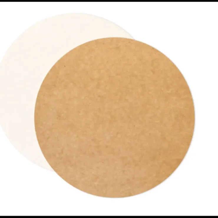 SCRAPCOOKING Supports à Gâteaux Kraft et Blanc Rond 24 cm (x5) Online