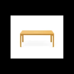 NARDI Table Basse en Résine 60 x 100 cm Moutarde Net Discount