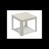 GROSFILLEX Table Basse en Résine 40 x 40 cm Blanche Miami New