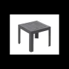 GROSFILLEX Table Basse en Résine 40 x 40 cm Anthracite Miami