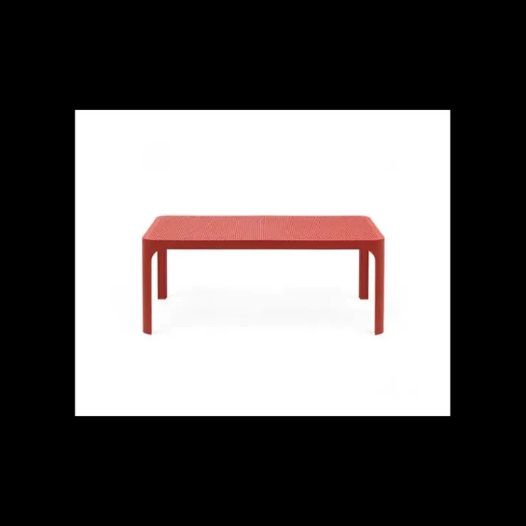 NARDI Table Basse en Résine 60 x 100 cm Corail Net Best