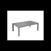 GROSFILLEX Table Basse Rectangulaire 100 x 60 cm Gris Platinium Sunset Hot