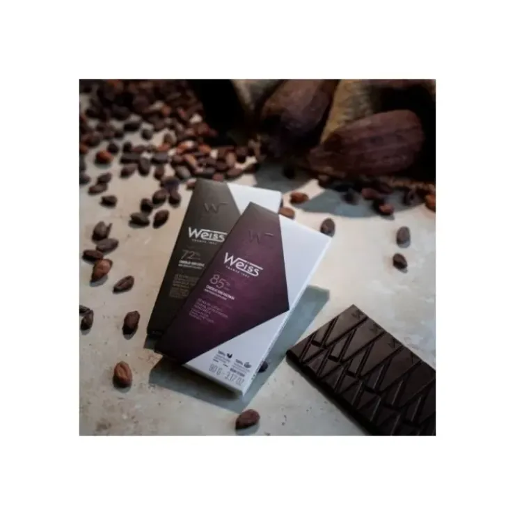 WEISS Tablette de Chocolat Noir Kacinkoa 85% 90 g Online