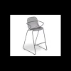 GROSFILLEX Tabouret en Acier avec Assise Résine Gris Pavement Ramatuelle 73’ Outlet