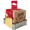 SCRAPCOOKING Tampon Biscuit Noël et Emporte-Pièce New