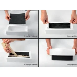 SILIKOMART Tapis Décor Bûche Effet Bois Silicone Professional Discount