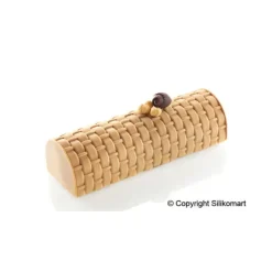 SILIKOMART Tapis Décor Bûche Tressé Silicone Professional Clearance