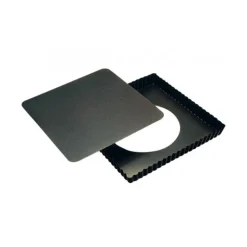 GOBEL Tarte Carrée bord Cannelé fond mobile Hot